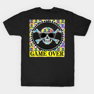 Game Over Skull 2 by LoEndT-Shirts T-Shirt